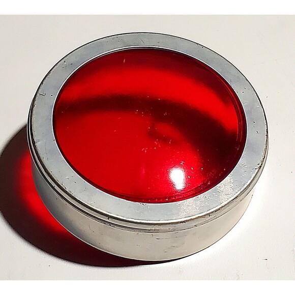 VTG LENS LOT Traffic Light Stop Signal 5" Glass Round 3 Red 1 Green 4 Piece Trim - Picture 16 of 16